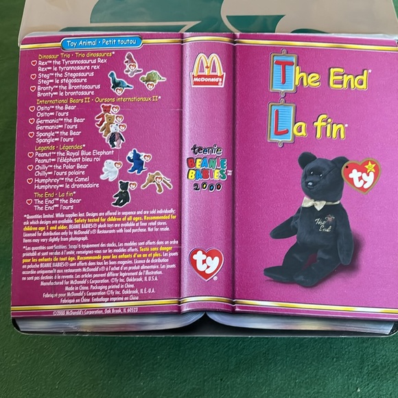 TY Teenie Beanie Babies 2000 - The End Bear - Picture 2 of 3